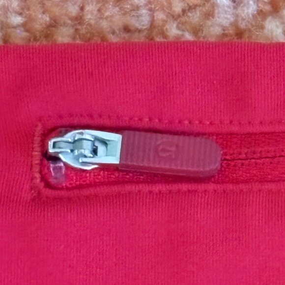 Lululemon Pace Rival Crop 22" Luxtreme Dark Red Mid-Rise Running Leggings 6 - Picture 9 of 12